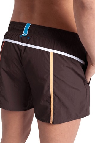 Short de bain Pro_File - Marron foncé