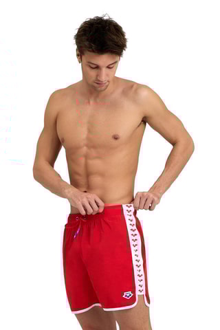 Short de bain - Rouge