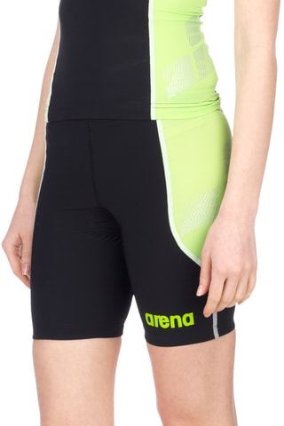 Cycliste de bain - Noir et vert clair