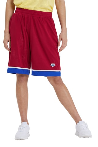 Bermuda réversible - Rouge et noir