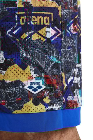 Bermuda réversible - Rouge et noir