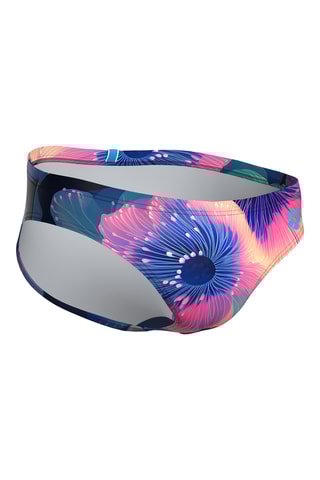 Slip de bain - Rose et turquoise