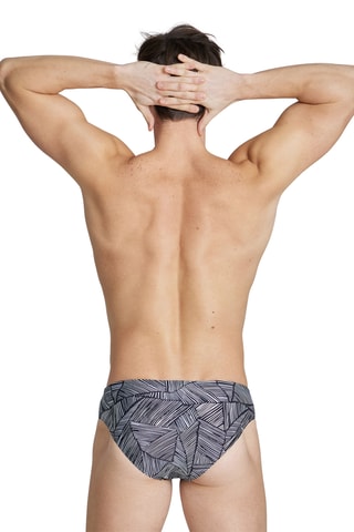 Slip de bain - Noir et blanc