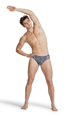 Slip de bain - Noir et blanc