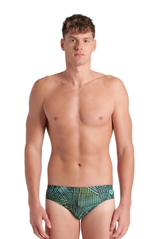 Slip de bain - Noir et vert