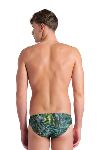 Slip de bain - Noir et vert