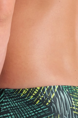 Slip de bain - Noir et vert