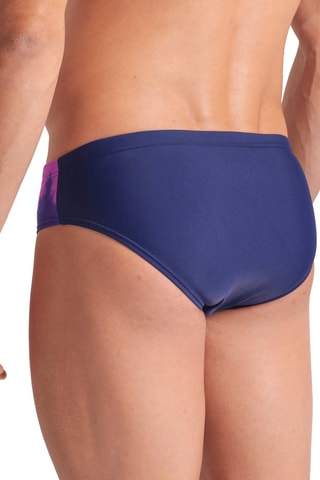 Slip de bain - Bleu nuit et violet