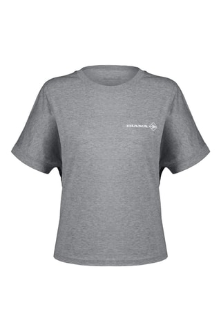 T-shirt oversize - Gris chiné