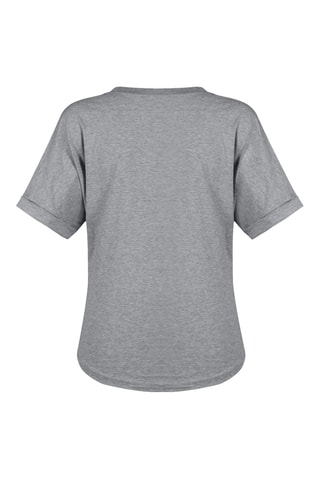 T-shirt oversize - Gris chiné