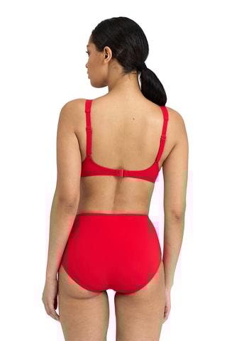 Maillot 2 pièces taille haute - Rouge