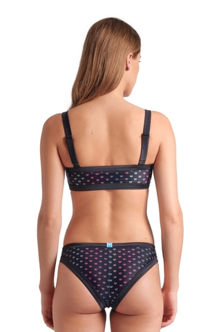 Maillot 2 pièces - Noir et rose