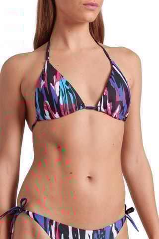 Maillot 2 pièces - Noir et fuchsia