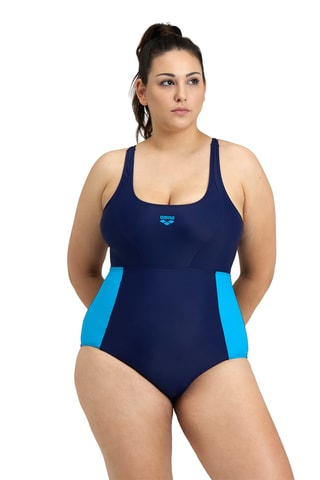 Maillot 1 pièce - Noir et bleu
