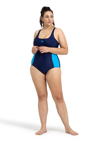 Maillot 1 pièce - Noir et bleu