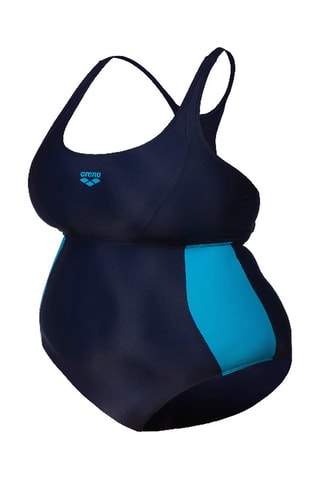 Maillot 1 pièce - Noir et bleu