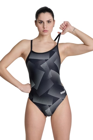 Maillot 1 pièce - Noir et écru