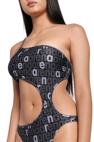 Trikini asymétrique - Noir et blanc