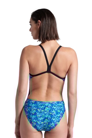 Maillot 1 pièce - Noir et bleu