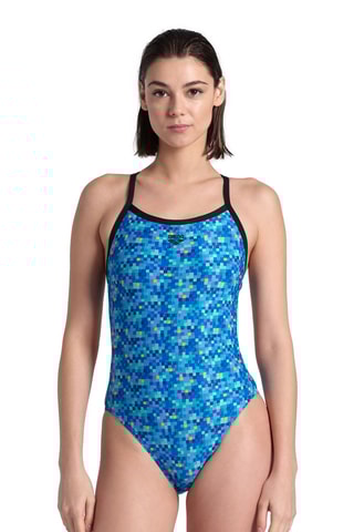 Maillot 1 pièce - Noir et bleu