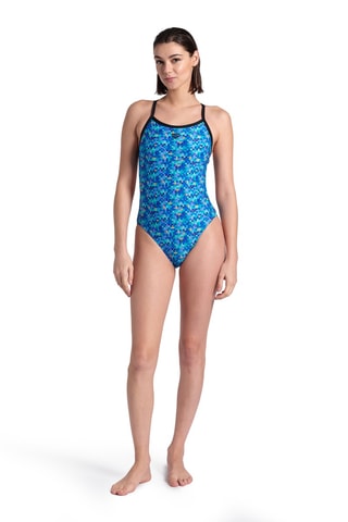 Maillot 1 pièce - Noir et bleu