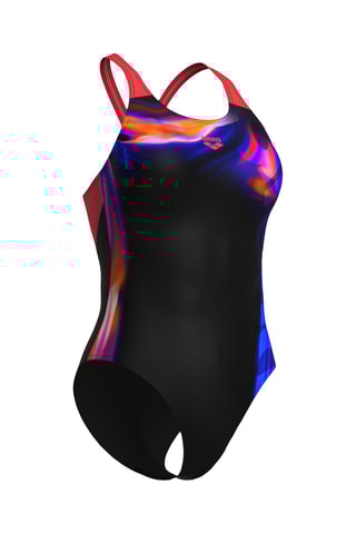 Maillot 1 pièce - Noir et fuchsia