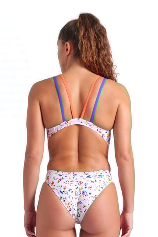 Maillot 1 pièce - Blanc et corail