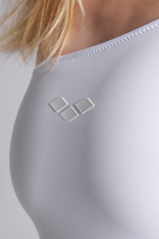 Maillot 1 pièce asymétrique - Blanc 