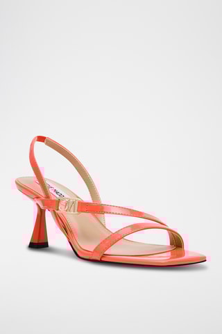 Sandali con tacco - Corallo