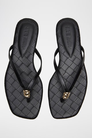 Sandali in pelle - Nero