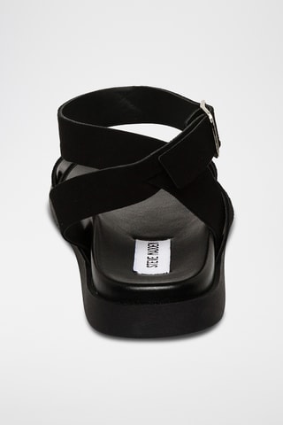 Sandali in pelle scamosciata - Nero