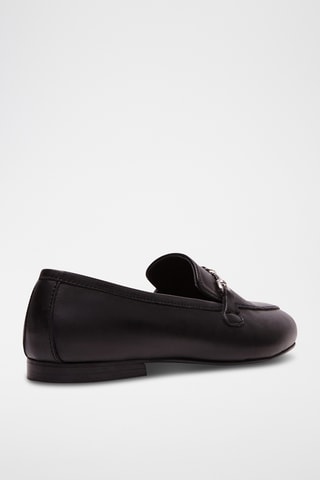 Mocasines de piel - Negro