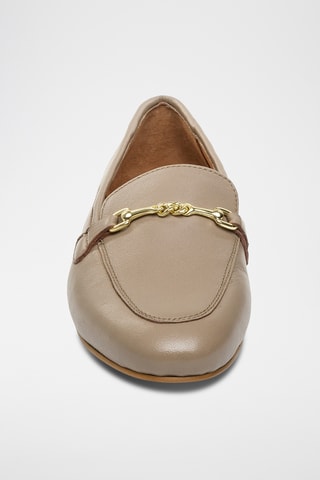 Mocassini in pelle - Beige