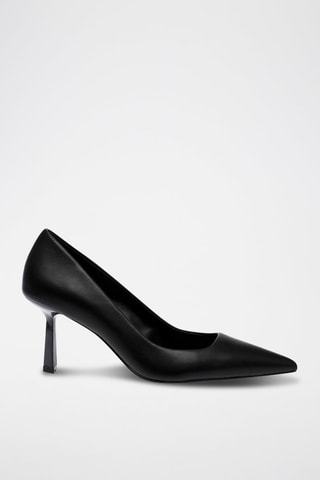 Décolleté in pelle di montone - Nero