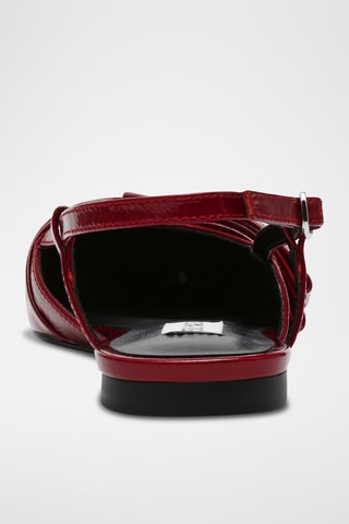 Ballerine in pelle - Bordeaux