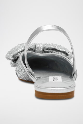 Ballerine in raso - Argentato