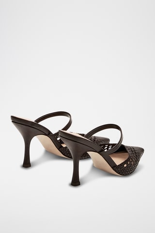 Sandali con tacco - Marrone