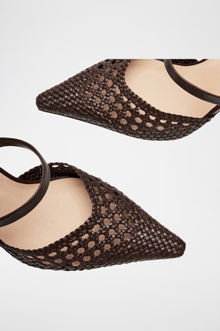 Sandali con tacco - Marrone