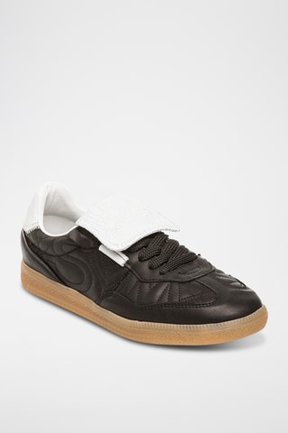 Sneakers in pelle - Nero