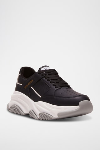 Sneakers in pelle - Nero