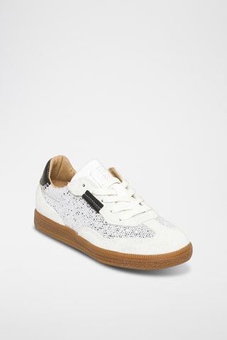 Sneakers in pelle scamosciata - Beige