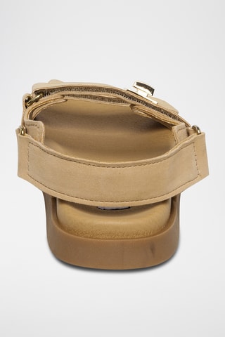 Sandali in pelle scamosciata Mona-E - Cammello