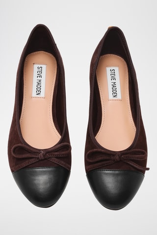 Ballerine in pelle scamosciata Ellison - Marrone