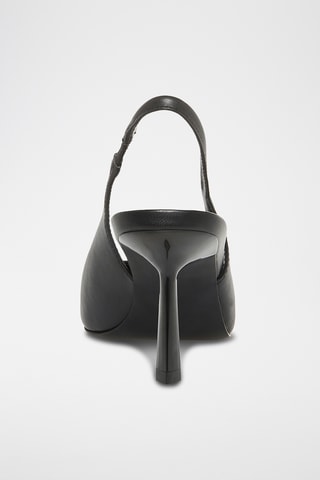 Décolleté in pelle Kling - Nero