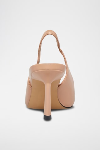 Décolleté in pelle Kling - Nero ed ecrù