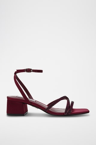 Sandali con tacco Gabby - Bordeaux