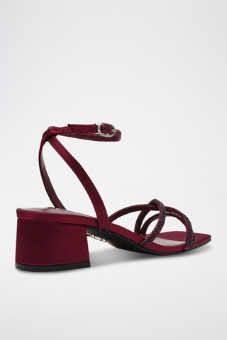 Sandali con tacco Gabby - Bordeaux