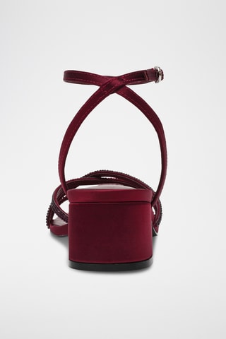 Sandali con tacco Gabby - Bordeaux