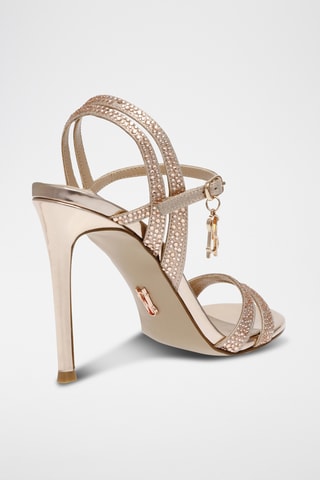 Sandali con tacco Sidney  Surrealist - Dorato