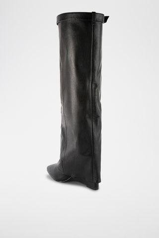 Stivali in pelle Corenne - Nero
